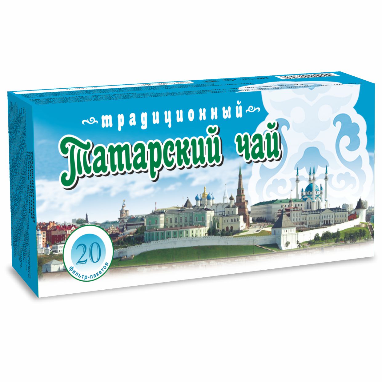 Татарский традиционный чай, фильтр-пакеты, 20 шт.
